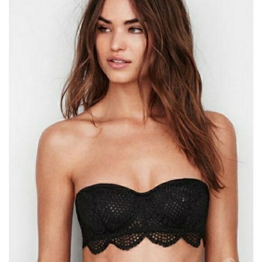 NWOT Victoria's secret strapless bra bandeau SZ L
